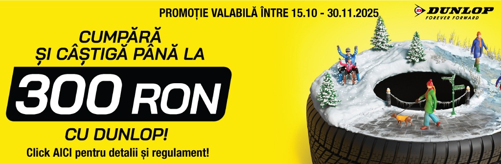 Promotie anvelope DUNLOP iarna si allseasons
